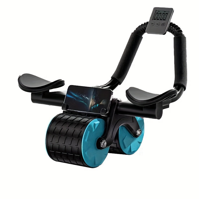 Abs Roller With Knee Pads & Timer