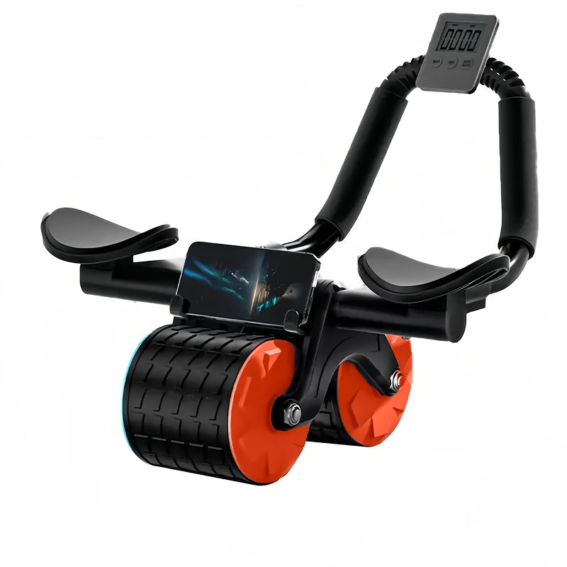 Abs Roller With Knee Pads & Timer