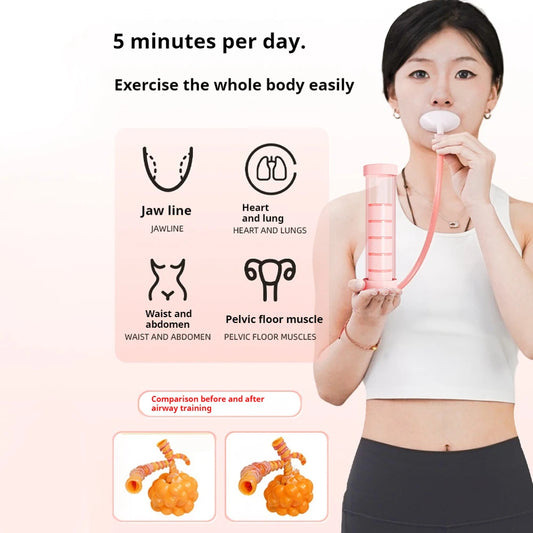 Adjustable Diaphragm Breathing Dumbbell Trainer