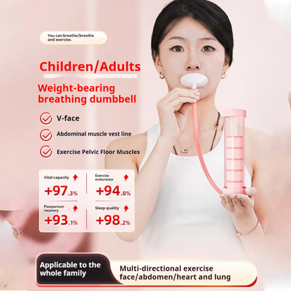 Adjustable Diaphragm Breathing Dumbbell Trainer